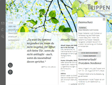 Tablet Screenshot of naturheilpraxis-trippen.de